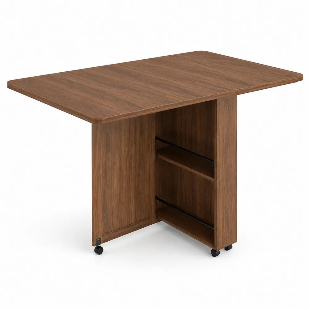 Klappbarer Tisch MDF Braun